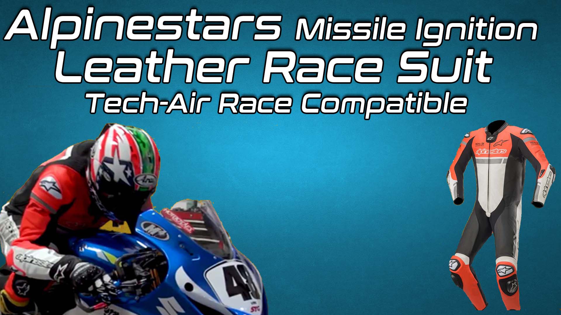 Alpinestars Missile Ignition Leather Race Suit Tech-Air Race Compatible